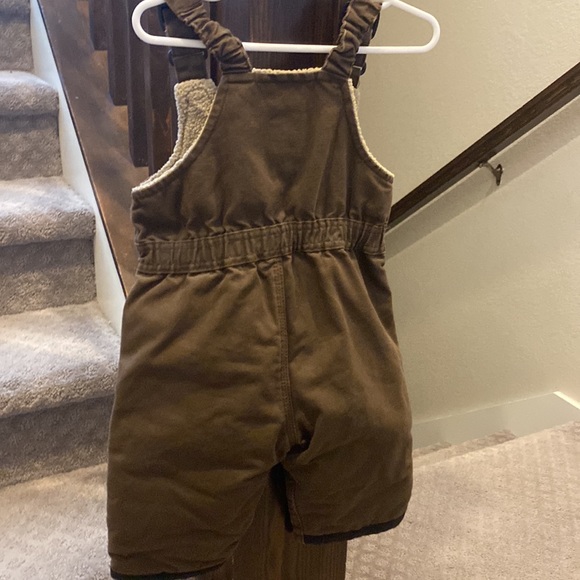 BerneYouth insulated overall jumper - brown with fleece.12 MOs.Insulated - Picture 4 of 4